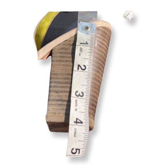 Coach- Suede Beige heeled sandals - Picture 8 of 8